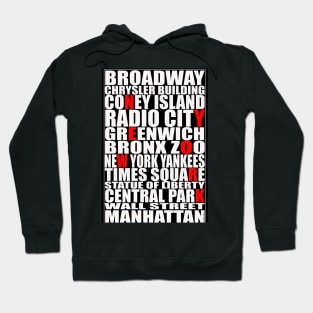 Graphic New York 3 Long Hoodie